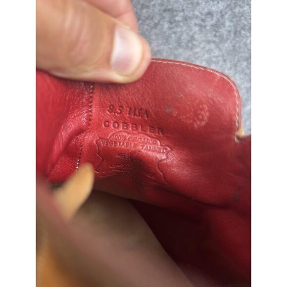 Bed Stu Cobbler Boots Mens Size 8.5 Tan Leather Zipper Vegetable Tanned Shoes - Picture 6 of 9